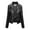 Black #2, variant on Womens Coats and Jackets Leisure Loose Fit Zip-Up Outerwear Jackets Fashion Solid Color Long Sleeve Coat