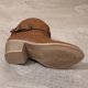 thumbnail image 5 of Amzcrzy Zapatos de mujer,Zapatos de mujer,Zapatillas de mujer, Zapatos de mujer, punta puntiaguda, color cálido, informal, retro, tacón bajo, costuras, cinturón, moda, botines hasta la mitad del tobi, 5 of 5