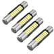 thumbnail image 4 of 2x 4 Piezas 29MM Festoon Dome 4014 9 SMD Bombilla LED para automóvil Lámpara indicadora de lámpara de espejo - frío Yotijar Luz interior del coche LED, 4 of 10
