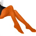 thumbnail image 2 of Gibobby Stockings For Women Thigh High Stockings for Women Lace Top Back Seam Sheer Pantyhose Nylon Stay Up Sexy Tights stockings stockings(One Size,Orange), 2 of 4