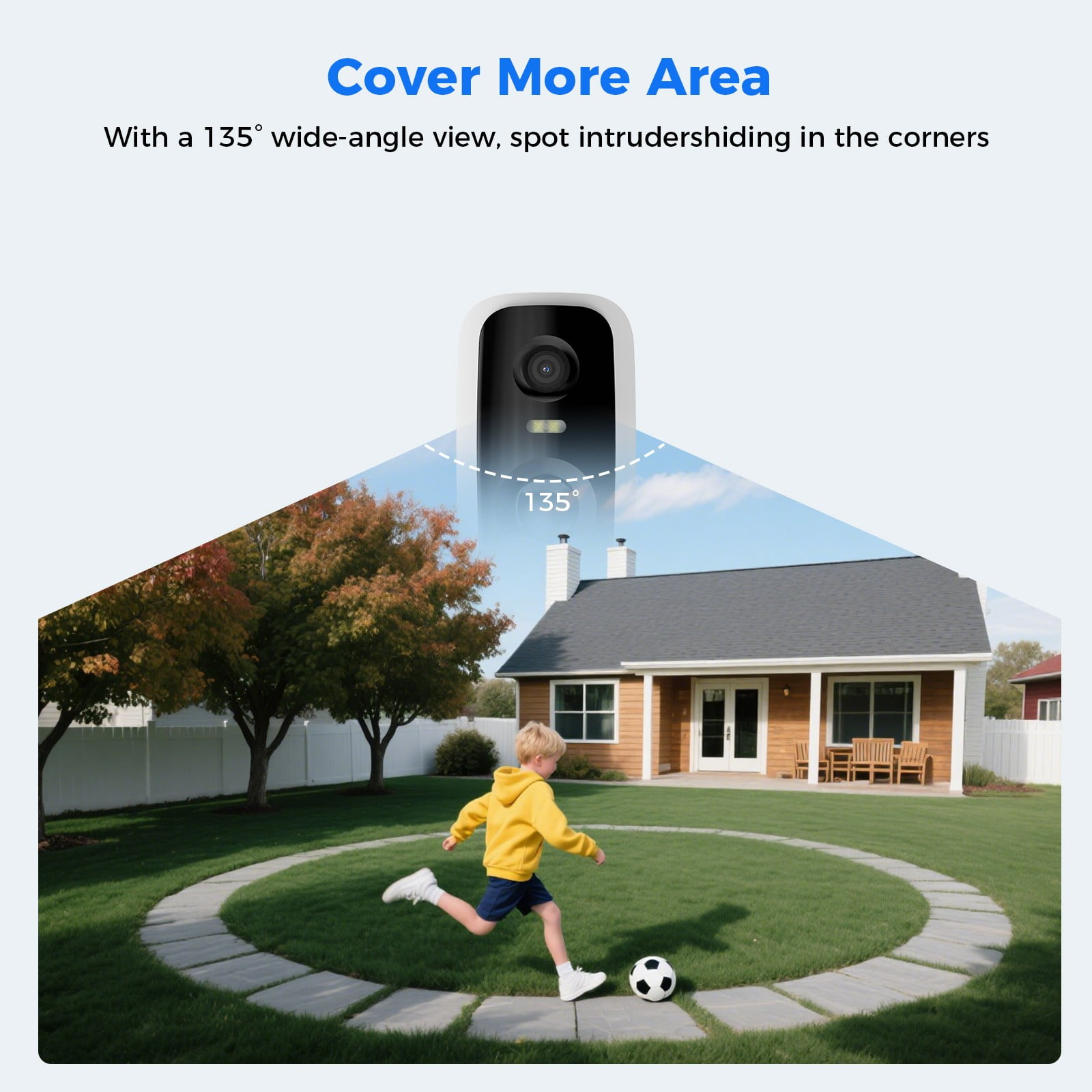 Hiseeu Solar Wireless Wifi Outdoor Security Cameras, 2K/4MP Home Security System, 4 Camera Kit with 2-Way Audio, Solar Powered, Spotlight, Night Vision, No Monthly Fee, 500GB Local Storage