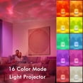 thumbnail image 2 of Galaxy Projector with Bluetooth Music Speaker, 16 Light Effects, Remote Control, RGB Ocean Ceiling Projector Night Light, 2 of 5