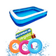 thumbnail image 1 of Alberca Inflable Rectangular 200cm x 150cm x 50 cm SunClub 10291-1, 1 of 4