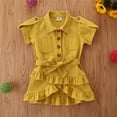 thumbnail image 1 of Vestido plisado de niña bebé Vestido de verano suelto Vestido casual transpirable de verano A-Line FLhrweasw Nuevo, 1 of 9