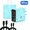 Blue: 4Pcs(2 Chargers + 2 Cables), variant on QINIUXO USB C Charger Block, 2 Pcs USB C Adapter, 5-Port Wall Charger, Fast Charging Block, Type C Brick Chargers for Various Types of Mobile Phones, Yellow