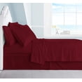 thumbnail image 1 of Swift Home Luxury Bedding Collection, Ultra-Soft Brushed Microfiber 6-PC Bed Sheet Sets, Extremely Durable - Easy Fit - Wrinkle Resistant - (Includes 2 Bonus Pillowcases), California King, Burgundy Burgundy California King, 1 of 7