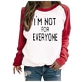 thumbnail image 1 of Camisas Para Mujer Moda Manga Larga Cuello Redondo Blusa Estampada Otoño Causal Pullover Tops Odeerbi ODB128007, 1 of 5