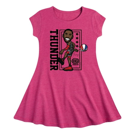 

Harlem Globetrotters - Thunder Toonz - Toddler And Youth Girls Fit And Flare Dress