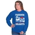 thumbnail image 4 of Mount Rushmore Funny 4th of July USA Sweatshirt for Men or Women Brisco Brands 2X, 4 of 6