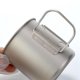 thumbnail image 5 of Taza de agua de titanio, taza de té para acampar, olla para beber, vajilla portátil con plegable 300ML Zulema Taza al aire libre de titanio, 5 of 8