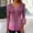 Pink, variant on Xdegoge Blouses Dressy Tops for Women V Neck 3/4 Bell Sleeve Pleated Flowy Floral Print Elegant Work Office Business Casual Going Out Fashion Tunic Shirts