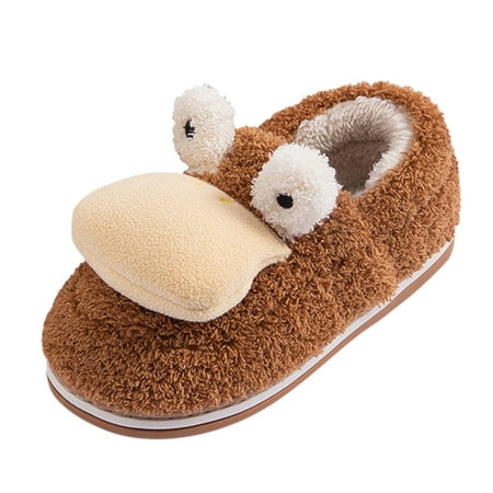 

Binmer Toddler Kids Home Slippers Baby Girls Boys Cartoon Warm Indoors Floor Shoes