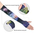 thumbnail image 3 of ALAZA Flower on River UV Sun Protection Arm Sleeves UPF 50+ Compression Cooling Sleeve 1 Pair, 3 of 7