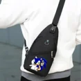 thumbnail image 2 of Mochila con forma de Sonics, bolso cruzado con forma de juego, recargable por USB, multiusos, para viajes y senderismo, 2 of 5