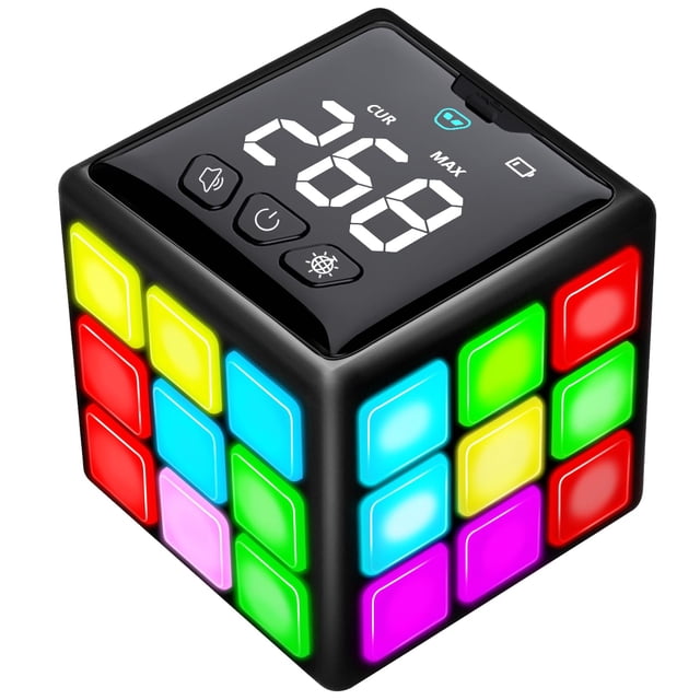 Juego portátil Xinbeiya Cube recargable con 15 juegos para niños de 6 a 12 años o más