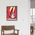 thumbnail image 4 of ONETECH Vintage Disco Ball Print Poster Cowgirl Boot Print Trendy Western Wall Art Funky Preppy Pink Room Aesthetics Girly Wall Decor Girls Room Bedroom Living Room Bar Cart Framed 12\x16\, 4 of 4
