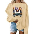 thumbnail image 2 of Meichang Sweatshirt for Women Halloween Pumpkin Ghostface Graphic Sweatshirts Oversized Long Sleeve Crew Neck Pullover Vintage Halloween Sweatshirt, 2 of 5