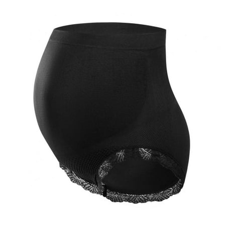 

Xmarks Seamless Maternity Panty Underwear Over Bump Pregnancy High Waist Belly Support Full Coverage Pregnancy Underwear Black M-XL