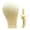 Beige, variant on 25" Canvas Wig Head Millinery & Lace Hats Mannequin Beige Black Cork Block with Clamp
