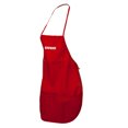 thumbnail image 2 of Traditional Japan Sushi Logo Embroidered Solid Chef's Apron - Red OSFM, 2 of 4