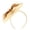 Gold, variant on Blue Headband for Women Netting Feathers Big Flower Headband Party Girls Women Fascinator Headwear