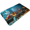 thumbnail image 3 of Bathroom Rugs Non Slip Washable - Spooky Halloween Kitchen Mats for Floor, Area Rugs for Entryway Rugs Indoor, Laundry Bathroom Room Door Rug with Rubber Backing 20x31.5in, 3 of 8