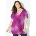 thumbnail image 2 of Catherines Women's Plus Size Dolman Sleeve Georgette Top, 2 of 6