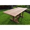 thumbnail image 4 of 7-Piece Teak Dining Set: 69" Folding Table + 6 Warwick Folding/Reclining Arm Chairs, 4 of 7