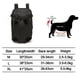 thumbnail image 5 of Mochila transportadora para perros, con patas hacia afuera, mochila transportadora para mascotas orientada hacia perros pequeños, medianos y grandes, manos aprobadas por aerolíneas, bolsa de viaje, 5 of 8