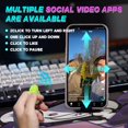 thumbnail image 2 of Anillo de desplazamiento con control remoto Bluetooth SSOBZELR TikTok verde, 2 of 9
