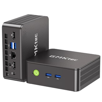 GMKtec, Mini Gaming PC, AMD Ryzen 7 8845HS, 1TB SSD 32GB RAM