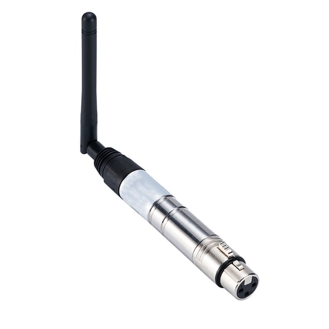 Matsuzay Transmisor receptor inalámbrico de 2,4G, 126 canales, Club nocturno, Bar, música, concierto, lámpara de punto, controlador con Control de Cables de audio/vídeo enchufe de la UE