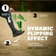 thumbnail image 4 of Entrenador deportivo Kickit PRO negro y verde para habilidades de fútbol, 4 of 6