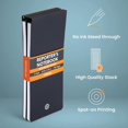 thumbnail image 5 of Notsu Reporter's Notebooks 2-Pack | Black Pocket Spiral Reporter Notepads for Journalist, Police, Detective, Field Note Taking | 100 Pages of 120 gsm Thick Paper, 3.75" x 8.25", 5 of 8