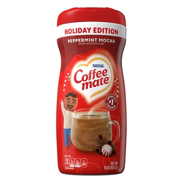 Coffee mate Peppermint Mocha Flavored Powdered Coffee Creamer, Non Dairy Creamer 15 oz