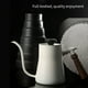 thumbnail image 3 of Advancent Recipiente para hacer café, olla de agua de mano de acero inoxidable, ollas para café, recipiente para bebidas para restaurante, hogar, Bar, Juegos de servir café y té Blanco Advancent HA011202-02B, 3 of 6