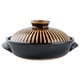 thumbnail image 1 of Cuenco grande de cerámica coreana con tapa y plato, olla caliente for Dolsot Bibimbap, sopa, cazuela y arroz, 1 of 6