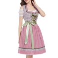 thumbnail image 2 of NMMUED Dirndl Dresses Women 3pcs Oktoberfest Outfits Women October Festival Costume for Women Traditional Oktoberfest Costume Festival Dress, Pink 2 L, 2 of 6