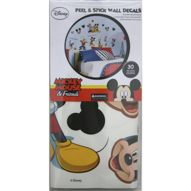 Mickey And Friends Mickey Mouse Peel And Stick Giant Kids' Wall Decal :  Target