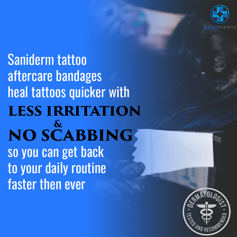 Ink Sack!! If you are using a second skin or saniderm on your tattoo, , Tattoo Sticker