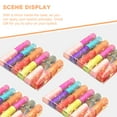 thumbnail image 2 of Portable Lipstick Cases with Mirror in Cloth Multi Color for Storage Use 12 Pcs, 2 of 8