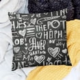 thumbnail image 2 of SHANXI Throw Pillow Covers Home Decor Cute Words Modern Pillow Cases Decorative 18x18in, 2 of 5