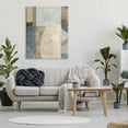 thumbnail image 2 of Weathered Geometric Shapes Abstract Painting Gallery Wrapped Canvas Print Wall Art, 2 of 7
