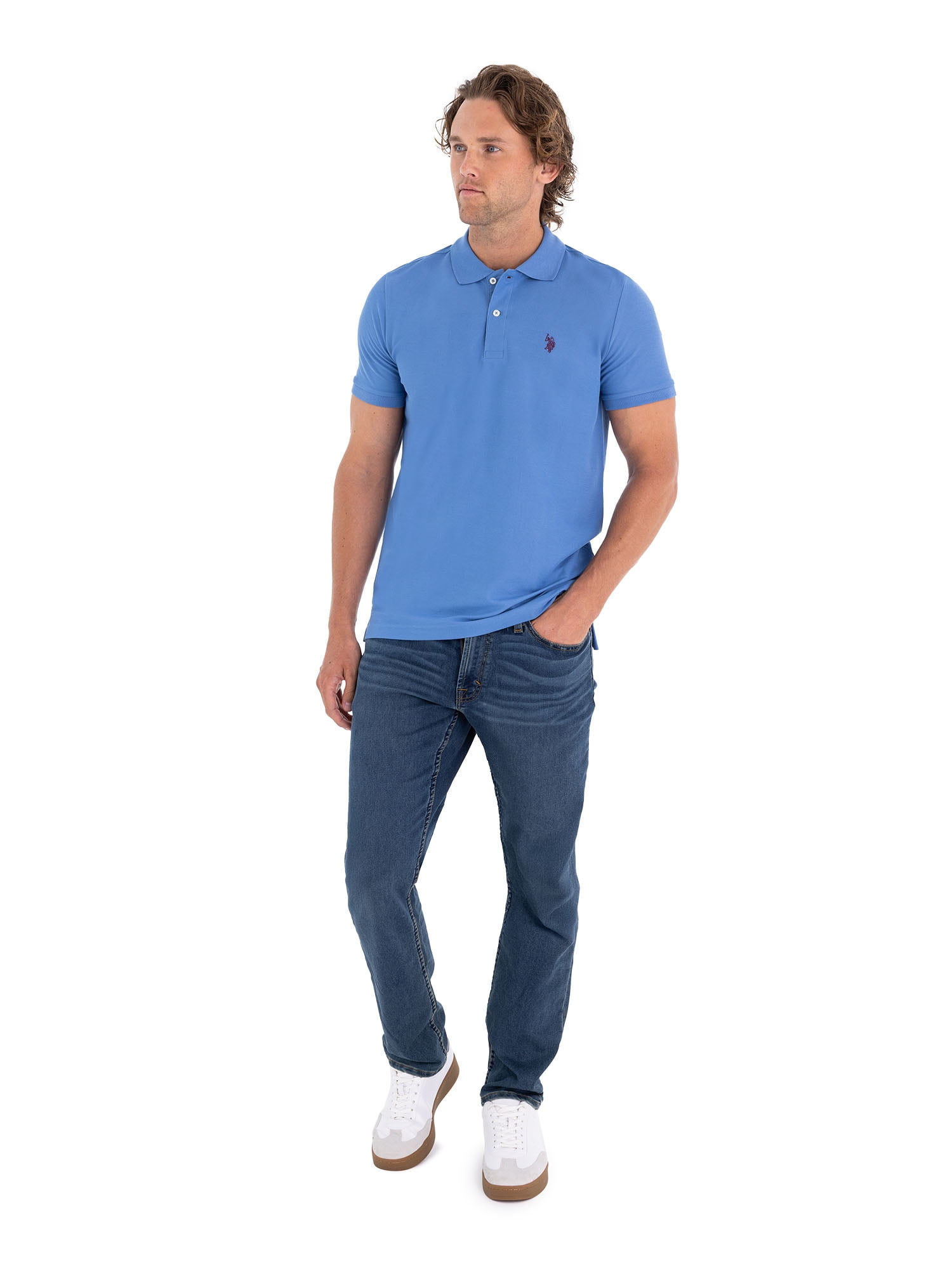 U.S. Polo Assn. Men's Performance Pique Polo Shirt