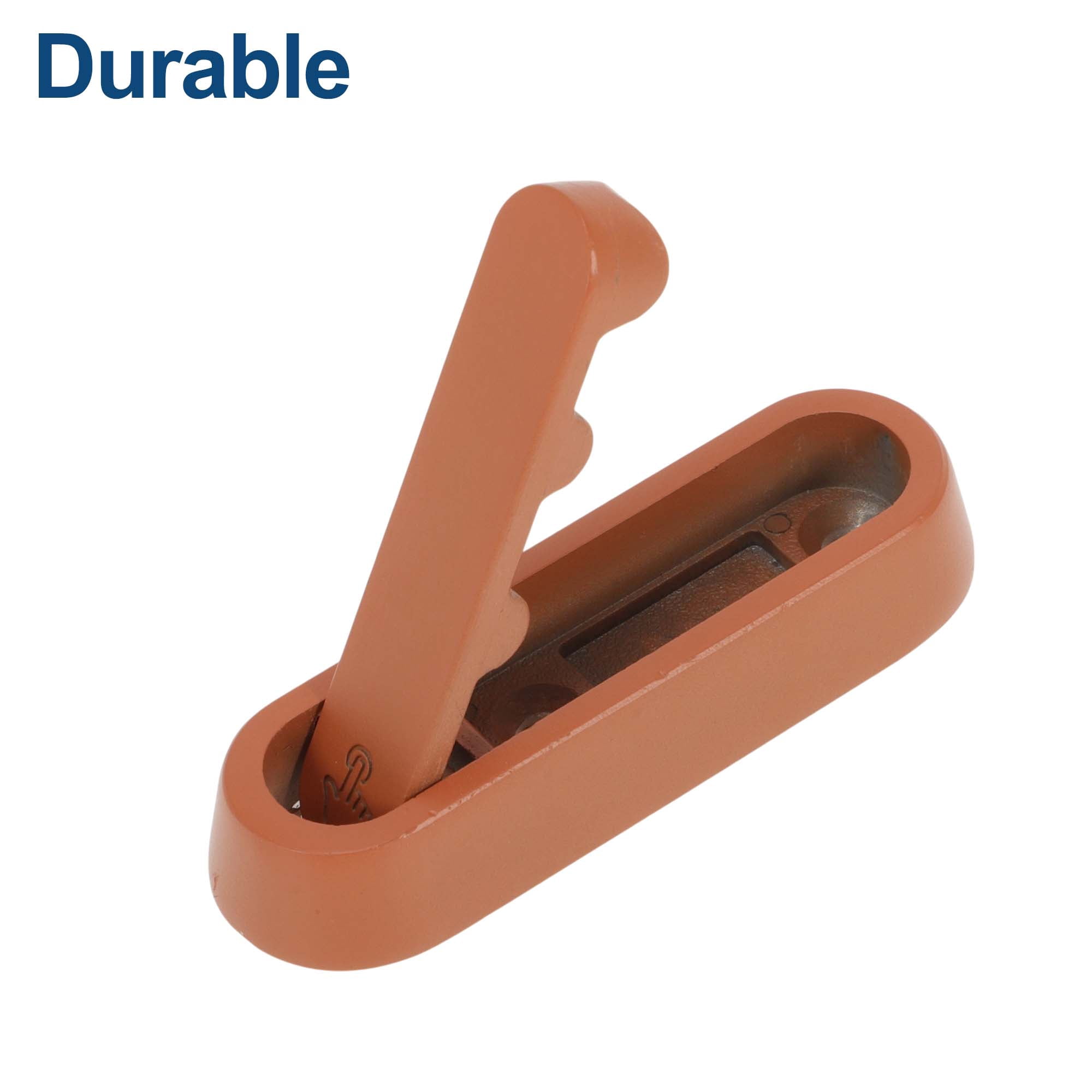 Unique Bargains Round Coat Hook Wall Mount Folding Hook Orange 2.87"x0.91"x0.47"