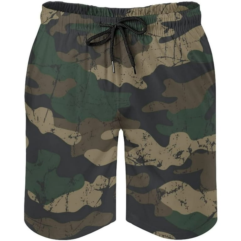 Camo swim trunks walmart clearance