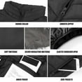 thumbnail image 4 of Electric Heating Vest Warm Outdoor Heated Jacket for Mens Womens USB Black, 4 of 6