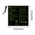 thumbnail image 2 of Luxcidy New Plant Heating Mat, Seedling Heat Mat, Waterproof Nursery Heating Mat, Digital Thermostat (20in20in),1PCS, 2 of 2