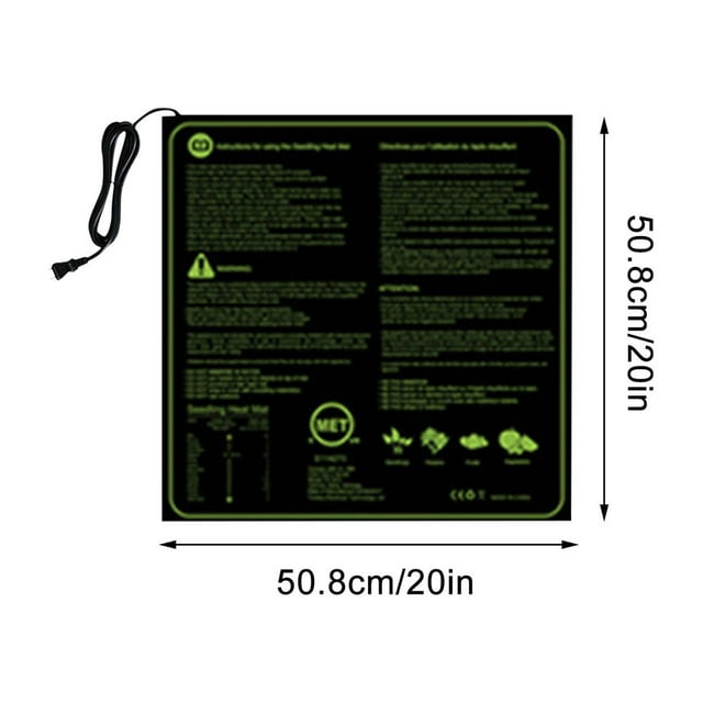 Pompotops Plant Heating Pad Seedling Heating Pad Seed Germination And Growth Pad Clearance