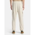 thumbnail image 3 of No Boundaries Men's & Big Men's Cargo Jogger Fleece Sweatpants, Sizes XS-5XL, 3 of 5